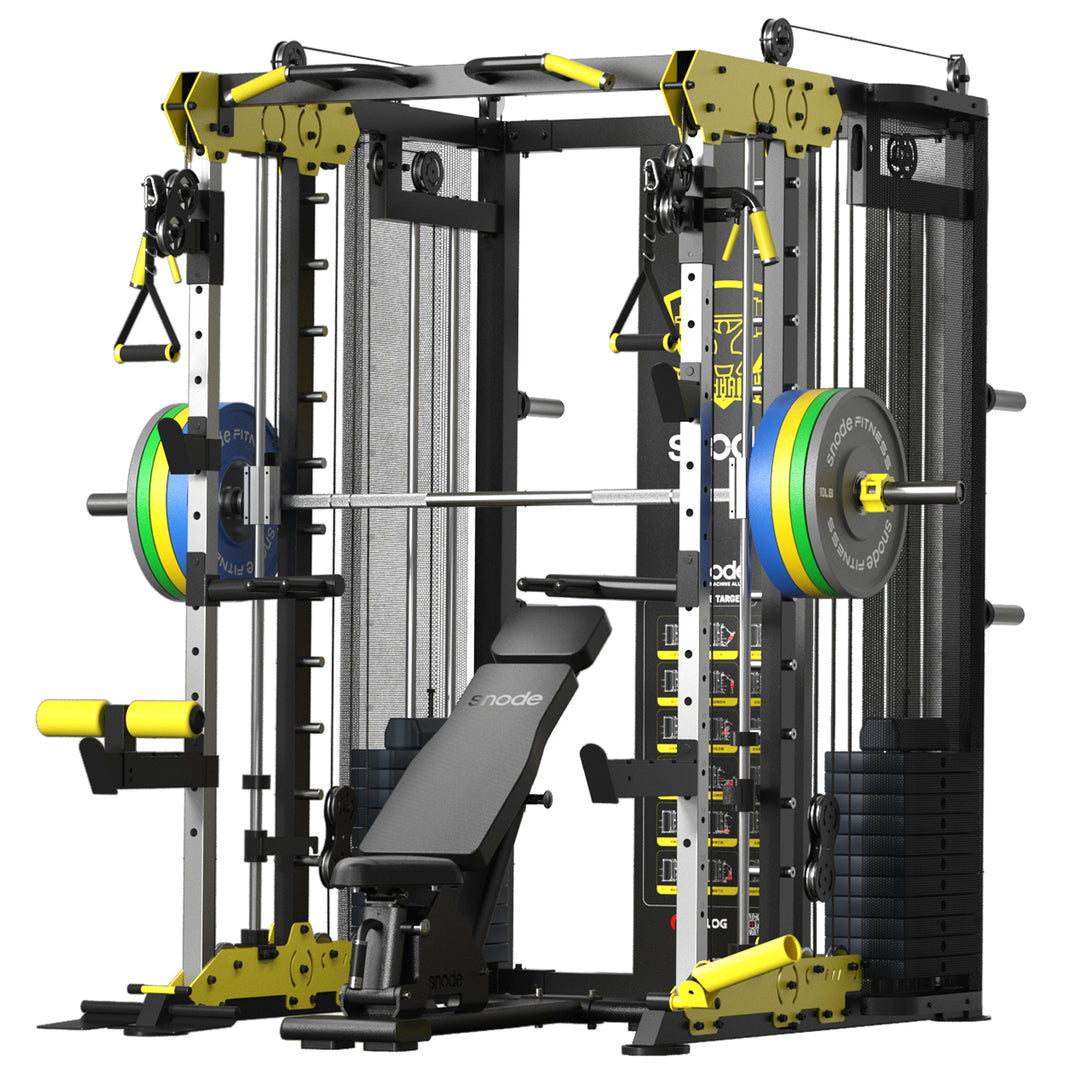 Snode Smith Machine All-In-One Functional Trainer Home Gym