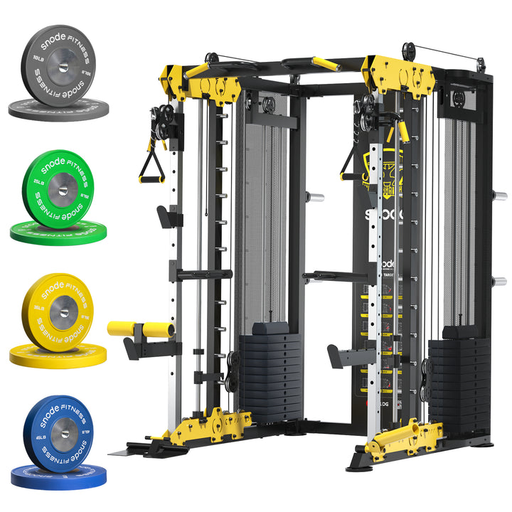 Snode Smith Machine All-In-One Functional Trainer Home Gym