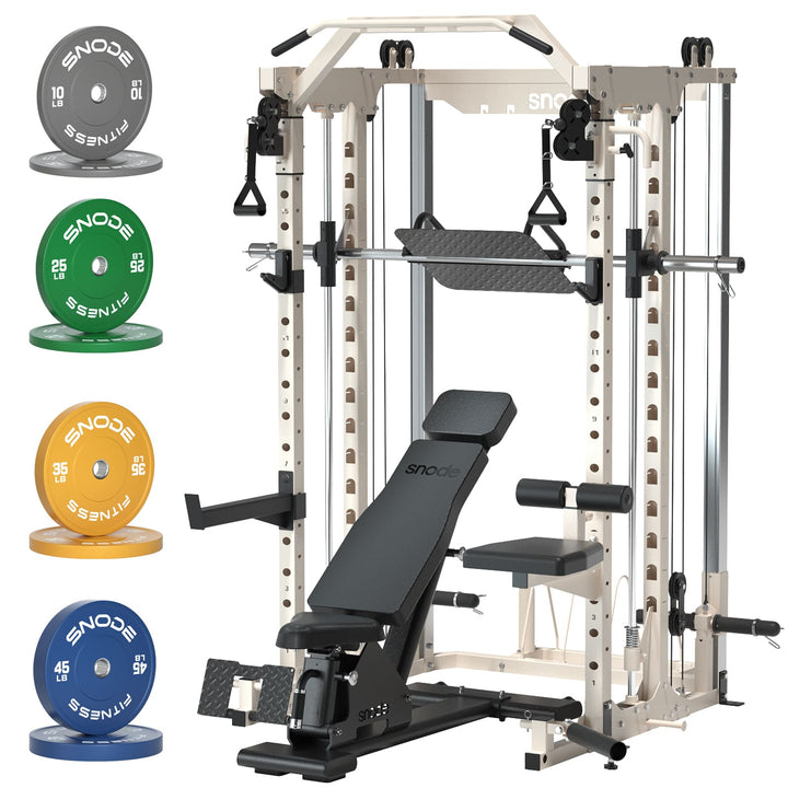 Snode ALL10 Plus Smith Machine Functional Trainer Power Rack