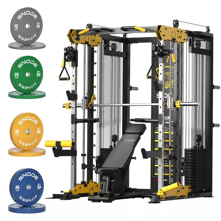 Snode Smith Machine All-In-One Functional Trainer Home Gym