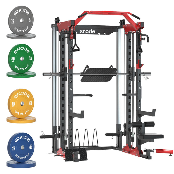 Snode ALL10 Plus Smith Machine Functional Trainer Power Rack