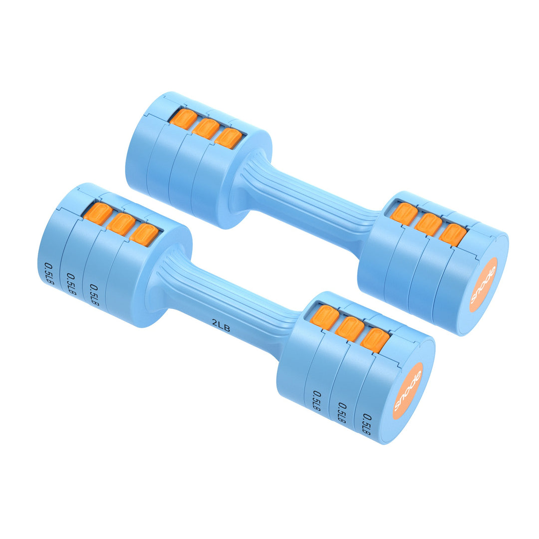  SNODE Adjustable Dumbbells Set of 2 (2-5lb Each