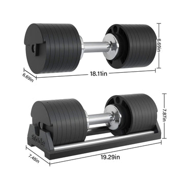 The Most Durable Adjustable 80 lbs Dumbbells | Home Gym Equipment ...