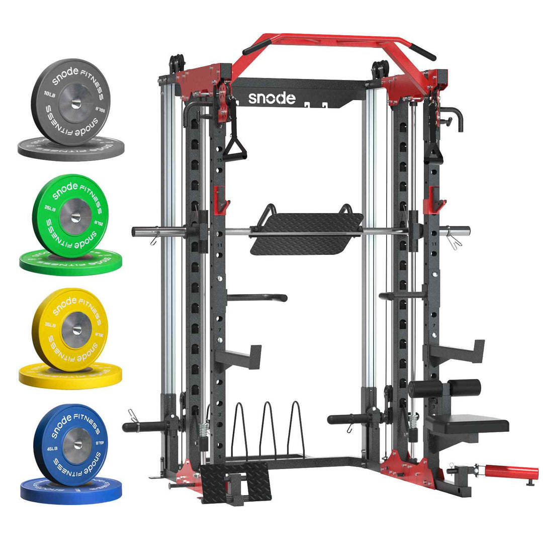 Snode ALL10 Plus Smith Machine Functional Trainer Power Rack