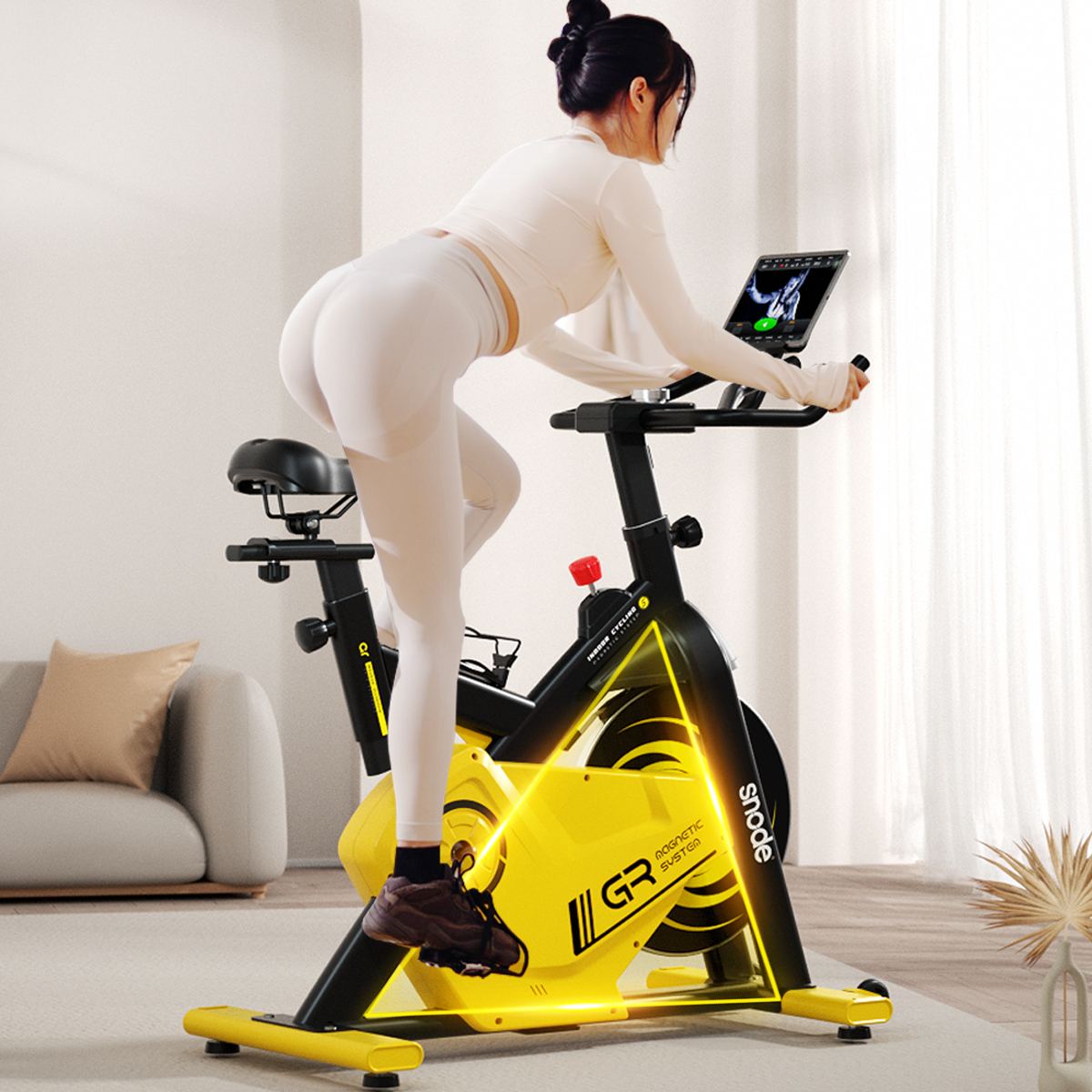 automatic resistance exercise bike